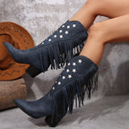 The Isadora Embroidered Leather Boot