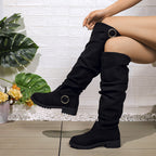 The Margot Pleated Riding Boot