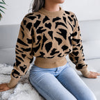 The Blair Leopard Cinched Knit