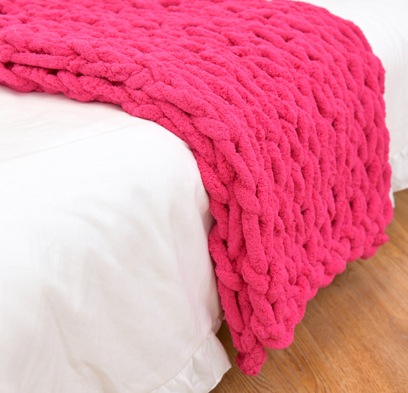 The Maren Chunky Chenille Sofa Blanket