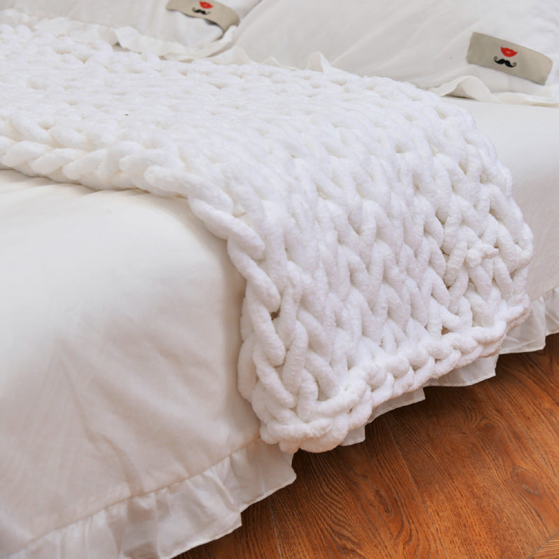 The Maren Chunky Chenille Sofa Blanket