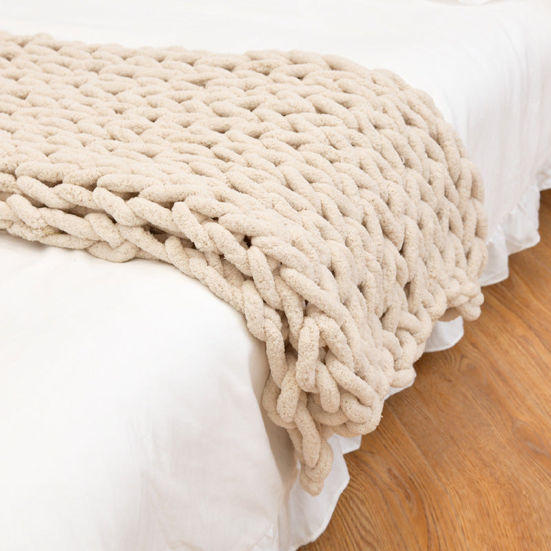 The Maren Chunky Chenille Sofa Blanket