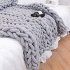 The Maren Chunky Chenille Sofa Blanket