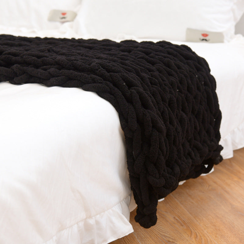 The Maren Chunky Chenille Sofa Blanket
