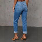 The Piper Cuffed Capri Jean