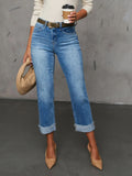 The Piper Cuffed Capri Jean