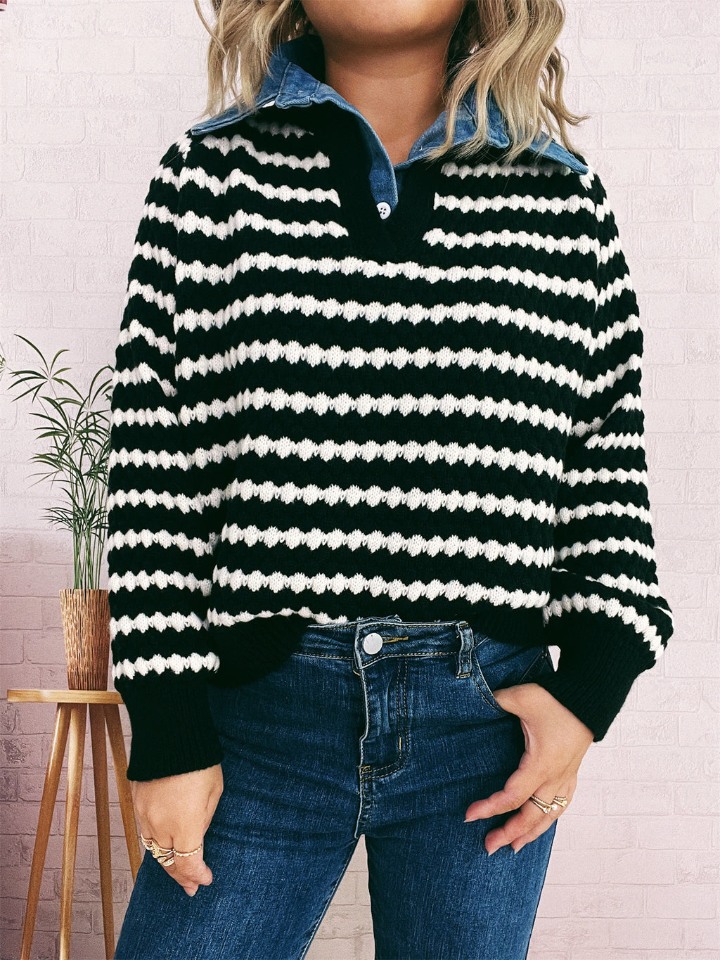 The Marlowe Patchwork Knit