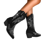 The Celeste Rhinestone Ankle Boot