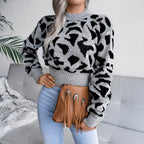 The Blair Leopard Cinched Knit