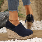 The Laurel Patchwork Wedge