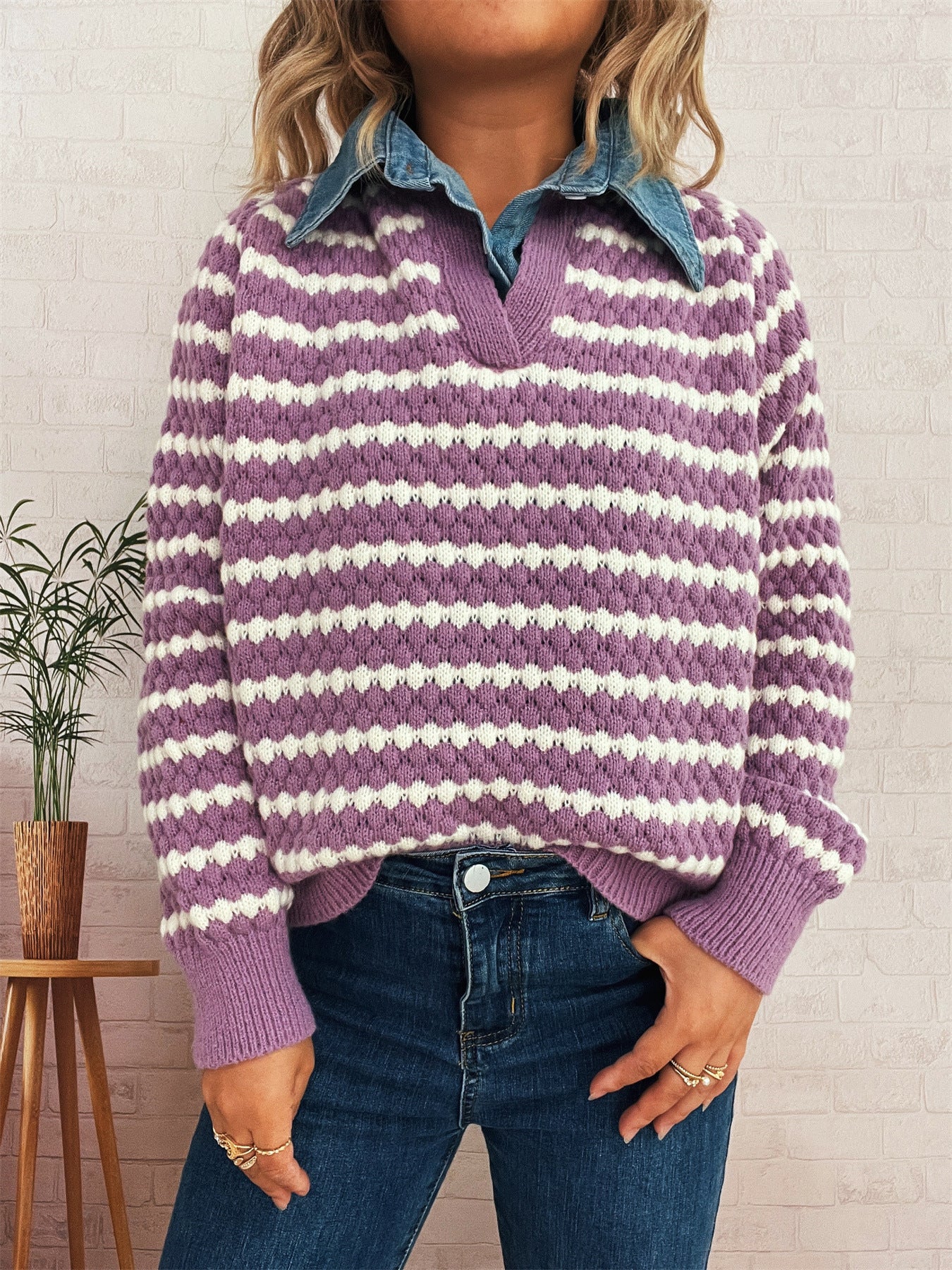 The Marlowe Patchwork Knit