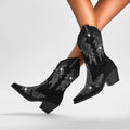 The Celeste Rhinestone Ankle Boot