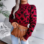 The Blair Leopard Cinched Knit