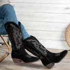 The Rosalie Embroidered Western Boot