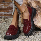 The Audrey Chunky Heel Loafer