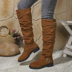The Margot Pleated Riding Boot