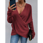 The Clara Cross-Neck Knit