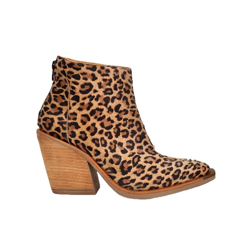 The Colette Leopard Ankle Boot