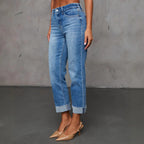 The Piper Cuffed Capri Jean