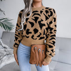The Blair Leopard Cinched Knit