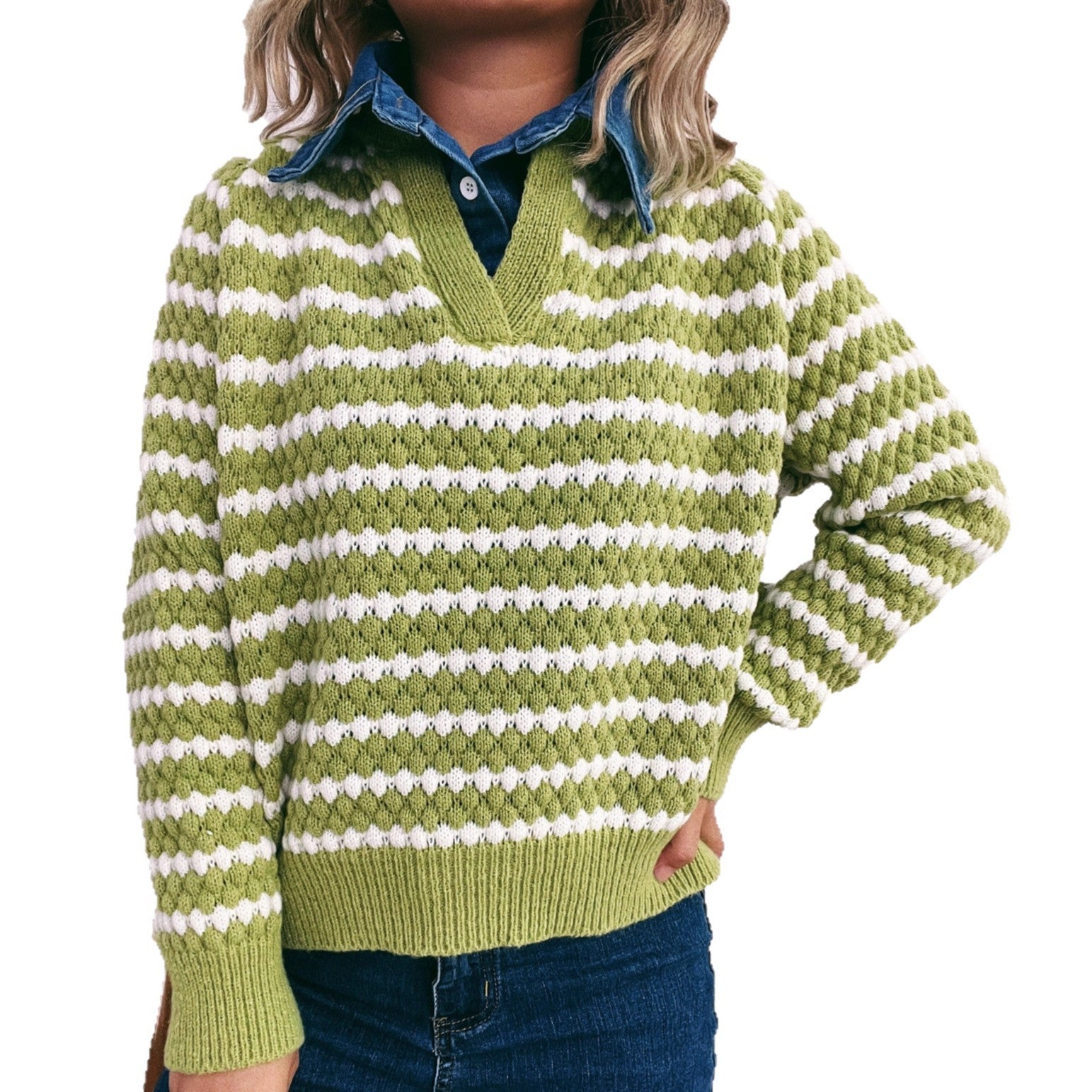 The Marlowe Patchwork Knit