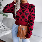 The Blair Leopard Cinched Knit