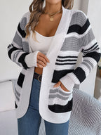 The Willow Stripe Pocket Cardigan