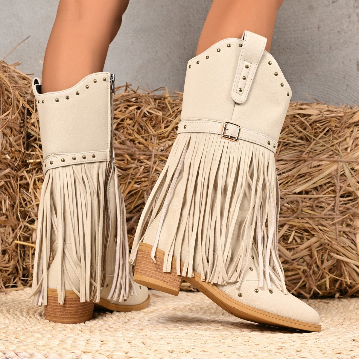The Delilah Western Buckle Boot