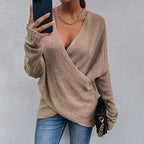 The Clara Cross-Neck Knit