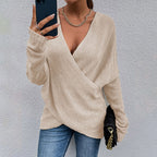 The Clara Cross-Neck Knit