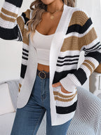 The Willow Stripe Pocket Cardigan