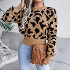 The Blair Leopard Cinched Knit