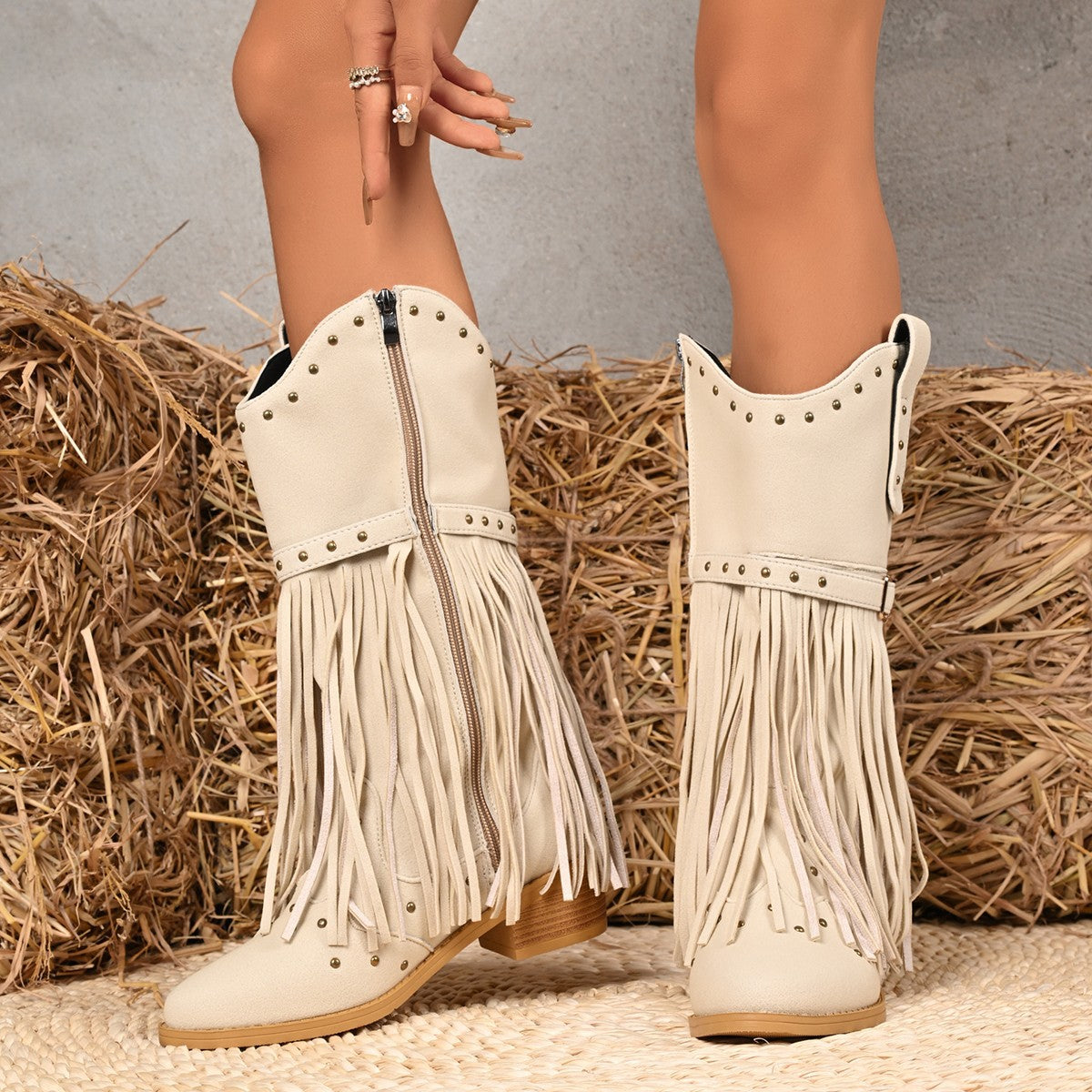 The Delilah Western Buckle Boot