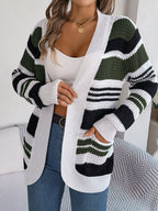 The Willow Stripe Pocket Cardigan