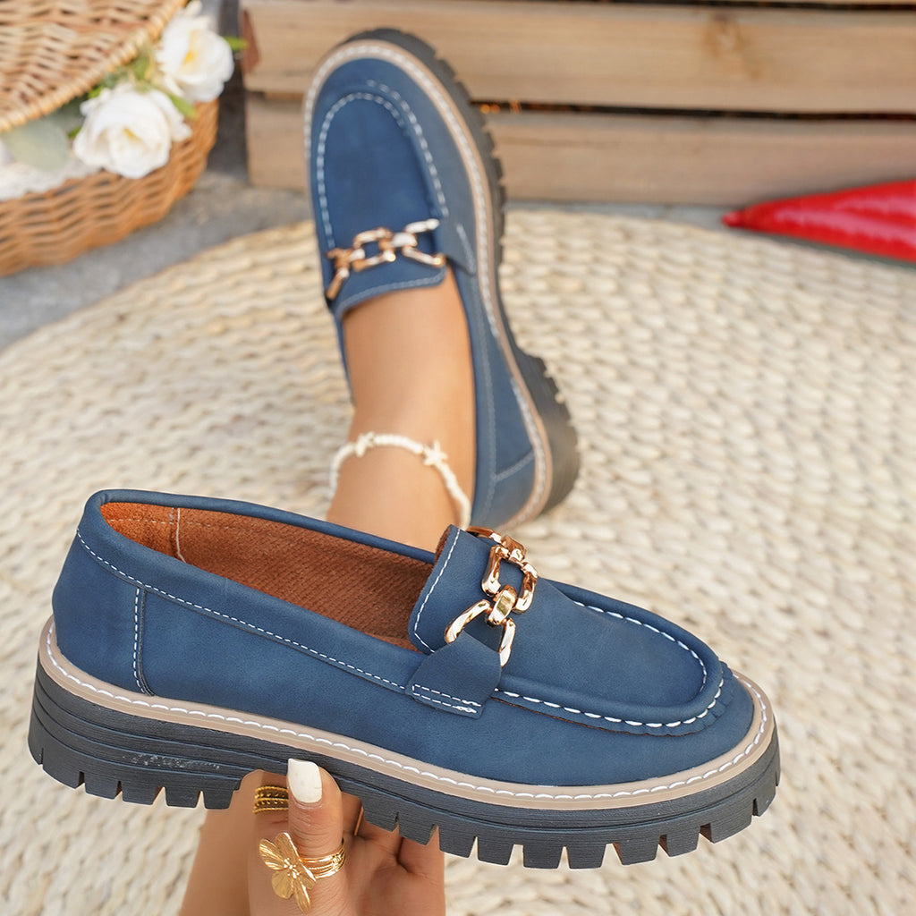 The Hollis Thick-Sole Flat