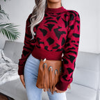 The Blair Leopard Cinched Knit