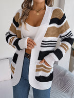The Willow Stripe Pocket Cardigan