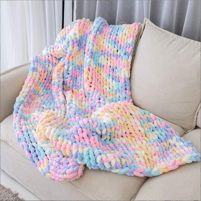 The Maren Chunky Chenille Sofa Blanket